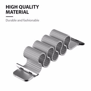 Crong Milano Steel roostevabast terasest rihm Apple Watch 38 / 40 / 41 / 42 mm kellale, sillerdav