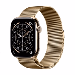 Crong Milano Steel roostevabast terasest rihm Apple Watchile 38/40/41/42 mm, roosakuldne