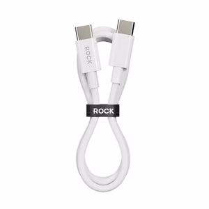 Rock Kaabel P8 Basic Series - Type C to Type C - PD 60W 3A 1 metre valge