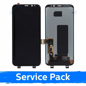 LCD Ekraan Ühildub Samsung G955 S8 Plus Must (Service Pack) (NF version)