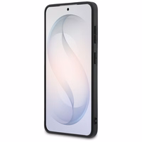 BMW Leather Hot Stamp MagSafe Ümbris for Samsung Galaxy S26 Plus - must