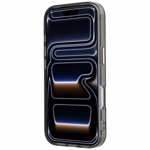 Guess IML Ring Stand 360 Script Metal Logo MagSafe ümbris mudelile iPhone 17 Pro / 18 Pro – must