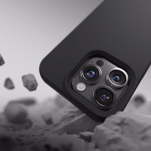 Etteri Silikoon Ümbris jaoks iPhone 15 Pro 6,1" must