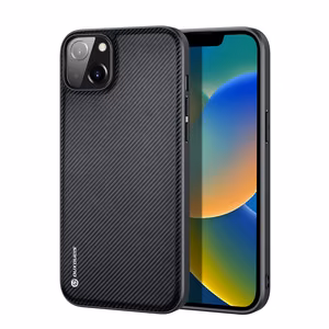 Dux Ducis Fino ümbris nailoniga kaetud iPhone 14 Plus must