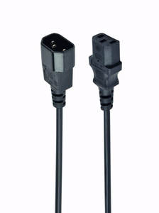 Gembird PC-189 toitekaabel must C14 ühendus