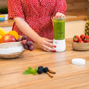 Juhtmeta blender 450 ml klaasanumaga, 100 W, 6 tera
