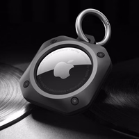 Tech-Protect Rough Pro Ümbris jaoks Apple AirTag with Ring - must