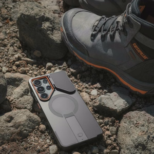 Tech-Protect Kevlar Aura MagSafe Ümbris for Samsung Galaxy S26 Ultra - must and oranž