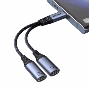 Joyroom SY-C03 USB-C to 2x USB-C 2in1 DAC adapter - must