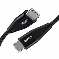 USB Kaabel Choetech "XCC-1003" Must "Type-C / Type-C" 120cm