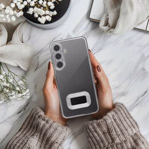 Ümbris GLAM jaoks SAMSUNG S25 hõbedane