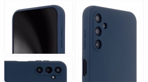 Silicon Soft Ümbris jaoks Samsung Galaxy S24 Plus dark sinine