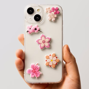 3D наклейки Pink blossom набор 5шт.