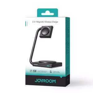 Joyroom JR-WQN05 15W MagSafe / Qi 2in1 inductive Laadija foldable - must
