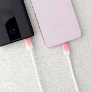 Kaabel USB C to USB C Forcell F-Energy QC4.0 PD 5A 100W Gradient 1 m C357 valge