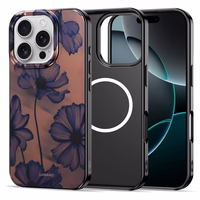 Tech-Protect Lamano MagSafe ümbris jaoks iPhone 16 Pro Max - brown-purple