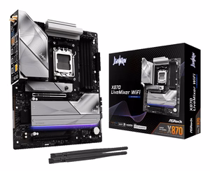 Asrock X870 LiveMixer WiFi emaplaat AMD X870 Socket AM5 ATX