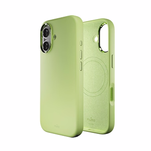 Pure Icon Mag Pro Liquid Silicone Ümbris jaoks iPhone 17, MagSafe Compatible, with Camera Protection and Aluminum Buttons - Roheline
