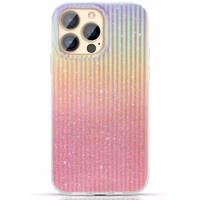 Kingxbar Travel Series luksuslik ja elegantne ümbris iPhone 13 Pro oranž (päikeseloojang)