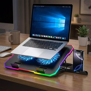 Wozinsky WDCX-A26 NitroCool RGB mängude sülearvuti jahutusalus must