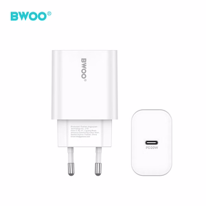 BWOO wall laadija CDA233 PD 20W 1x USB-C with USB-C - USB-C kaabel valge