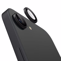 Spigen Optik Pro GLAS.TR "Ez Fit" Camera Cover 2-pack jaoks iPhone 16e - must
