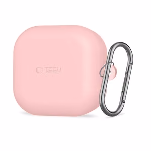 Tech-Protect Silikoon Hook Ümbris for Samsung Galaxy Buds 4 / 4 Pro - roosa