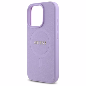 Guess Saffiano MagSafe Чехол iPhone 16 Pro Max - фиолетовый