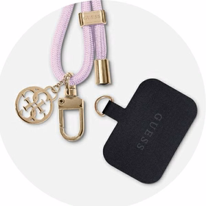 Guess GUOUCNMG4EU Universal CBDY Cord rihm lilla/lila Nylon 4G Metal Charm