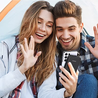 Dudao K11 10000mAh Powerbank sisseehitatud kaablitega - must