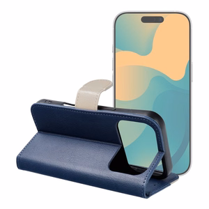 Flip case for Xiaomi Redmi NOTE 15 PRO 4G Split Book navy and cream