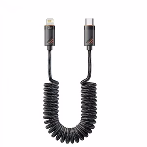 USB Kaabel Essager Chuan4 must 29W Type-C / Lightning 120cm