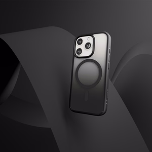 Puro Gradient MagSafe Silicone Ümbris jaoks iPhone 16 Pro - Must