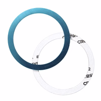 Universal round plate / magnet ring compatible with MagSafe hõbedane