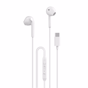 Dudao X3C In-Ear Juhtmega USB-C Kõrvaklapid 1.2m - valge