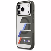 BMW M IML Metal Buttons Tricolor Lines MagSafe Ümbris jaoks iPhone 17 Pro Max - hall