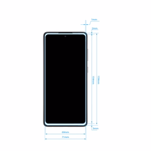 Crong 7D Nano Flexible Glass 9H kogu ekraani kattev hübriidne ekraanikaitse seadmele Samsung Galaxy A72