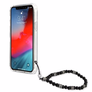 Guess GUHCP12LKPSBK iPhone 12 Pro Max 6.7" Läbipaistev kõvakaane Black Pearl