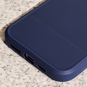 Simple Carbon ümbris jaoks iPhone 17 Air 6,6" sinine