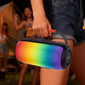 Dudao Y21 juhtmevaba kõlar RGB taustavalgustusega Bluetooth 5.3 - must