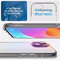 Spigen Crystal Flex Ümbris jaoks iPhone 15 Plus - läbipaistev