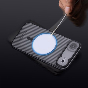 Nillkin CamShield Pro MagSafe Compatible Ümbris jaoks iPhone 17 Air - Läbipaistev Must