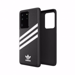 Adidas OR Moudled Ümbris PU jaoks Samsung Galaxy S20 Ultra must and valge