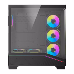 Arvutikorpus DarkFlash K430 + 6 ventilaatorit (must)