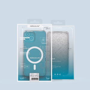 Nillkin Nature Pro Magnetic Case iPhone 14 Plus magnetiline ümbris MagSafe sinine