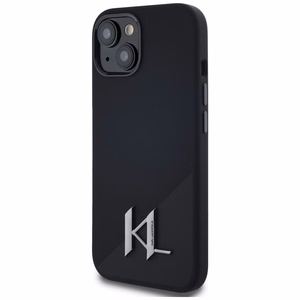 KARL LAGERFELD ümbris jaoks IPHONE 15 compatible with MagSafe KLHMP15SSCMKMPCK (Silicone Initial Metal Logo) must