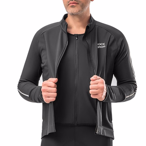 Rockbros sügis/talv pikkade varrukatega rattajakk XL - must
