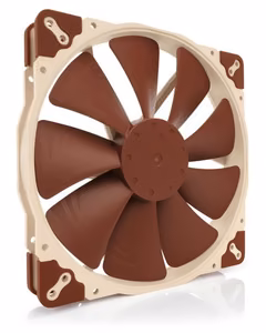 Noctua NF A20 5V PWM Arvutikohvri ventilaator 20 cm beež, punane