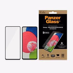 PanzerGlass E2E Microfracture antibacterial glass jaoks Samsung Galaxy A52 / A52 5G / A53 5G - with must raamiga