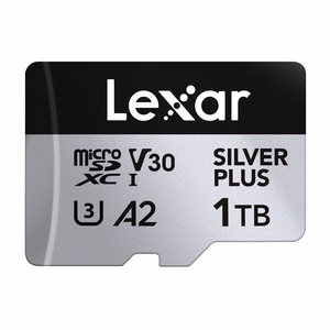 Карта памяти Lexar High-Performance Silver Plus microSDXC 1 ТБ + адаптер